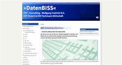 Desktop Screenshot of datenbiss.de