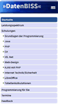Mobile Screenshot of datenbiss.de